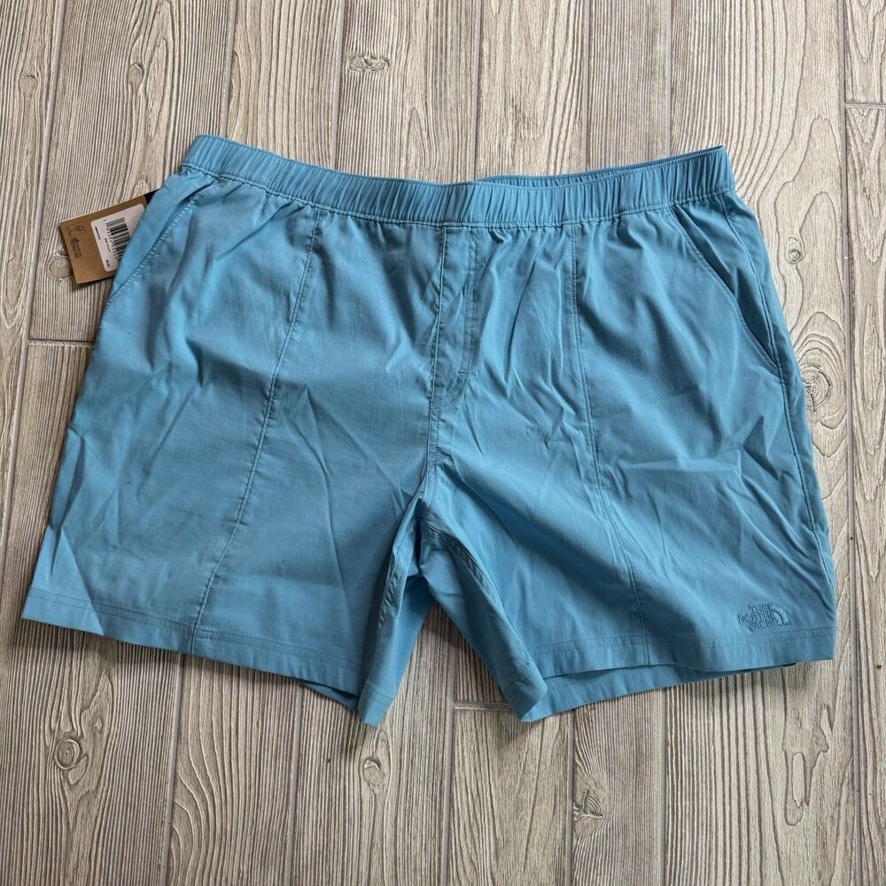 The North Face Class V Shorts Pull On Men’s XXL Norse Blue Elastic Waist NWT